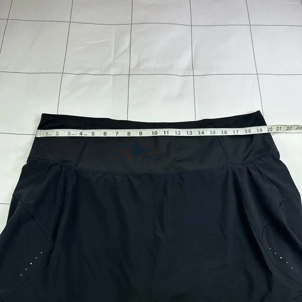 Athleta Skort Women 2X Black Run With It 14